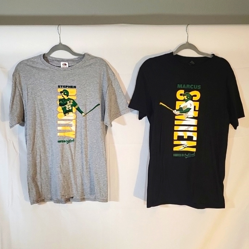 Oakland Athletics As Player Shirts PICOTTY & SEMIEN Rooted In Oakland  M